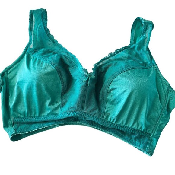 Rhonda Shear Green Style 676 Shapewear Leisure Bra in Size 3X - Picture 1 of 9